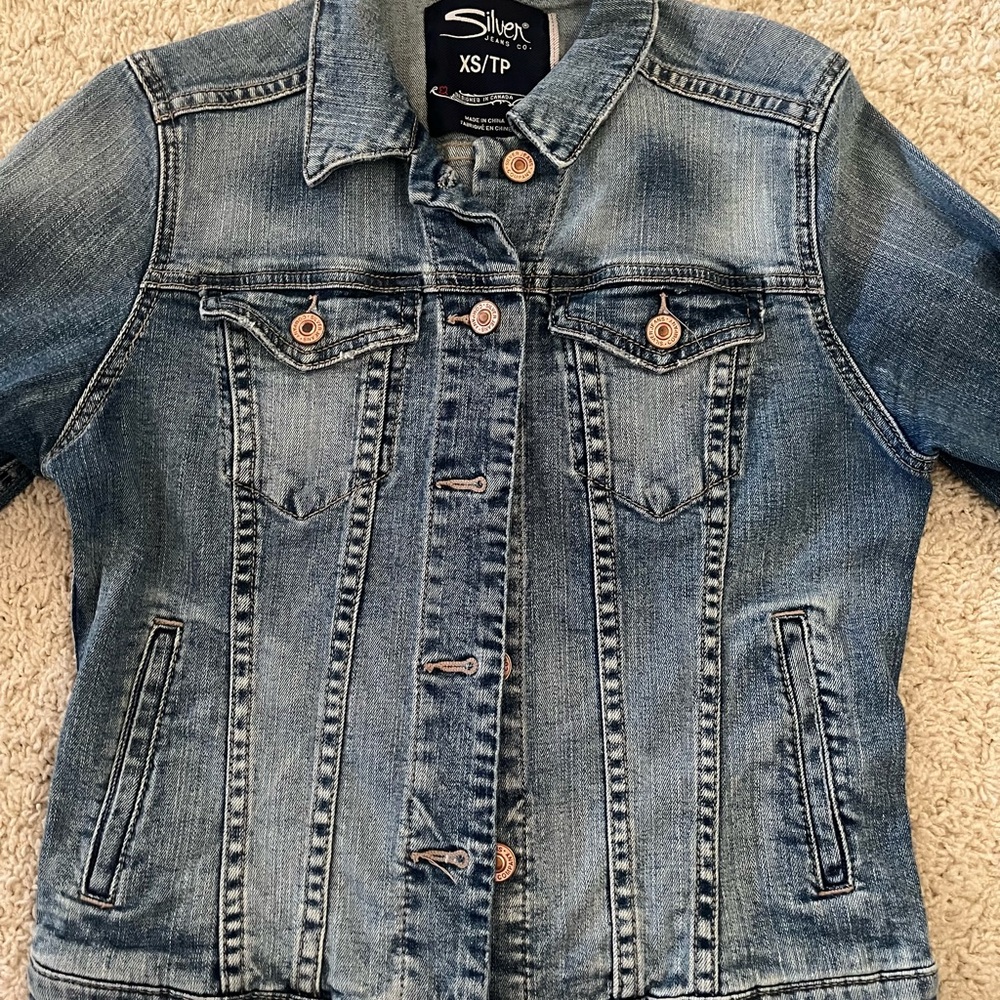 Silver Jeans Classic Trucker Denim Jacket